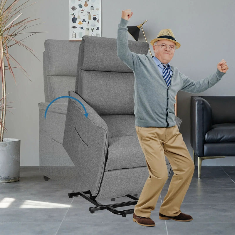 Power Lift Massage Recliner Chair for Elderly with Heavy Padded Cushion by DirectDeals