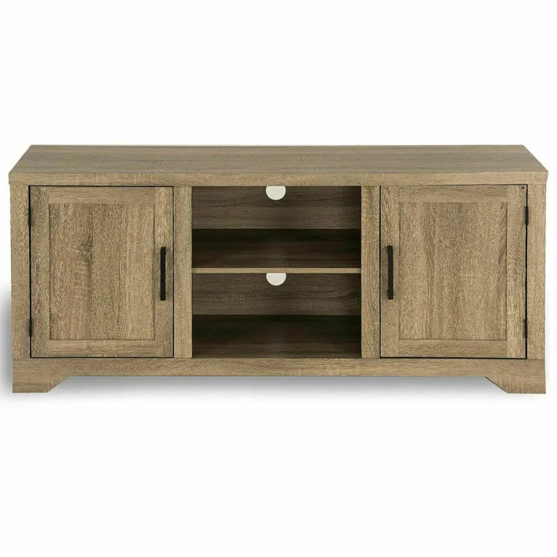 Rustic TV Stand Entertainment Center Storage Cabinet by DirectDeals