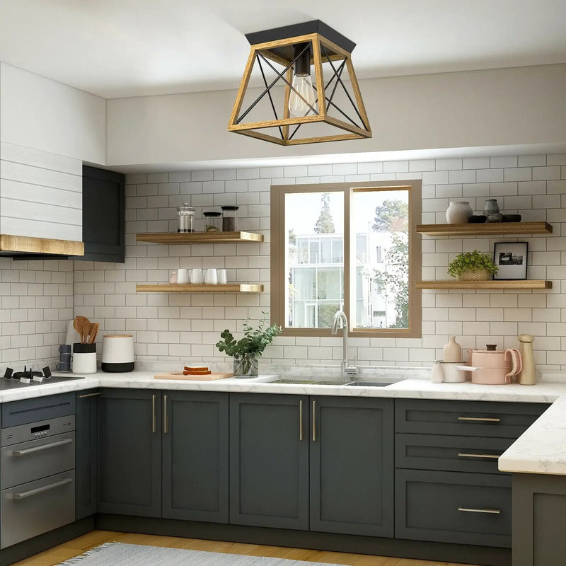 Farmhouse Vintage Ceiling Lights with E26 Blub Socket for Hallway Dining Room by DirectDeals