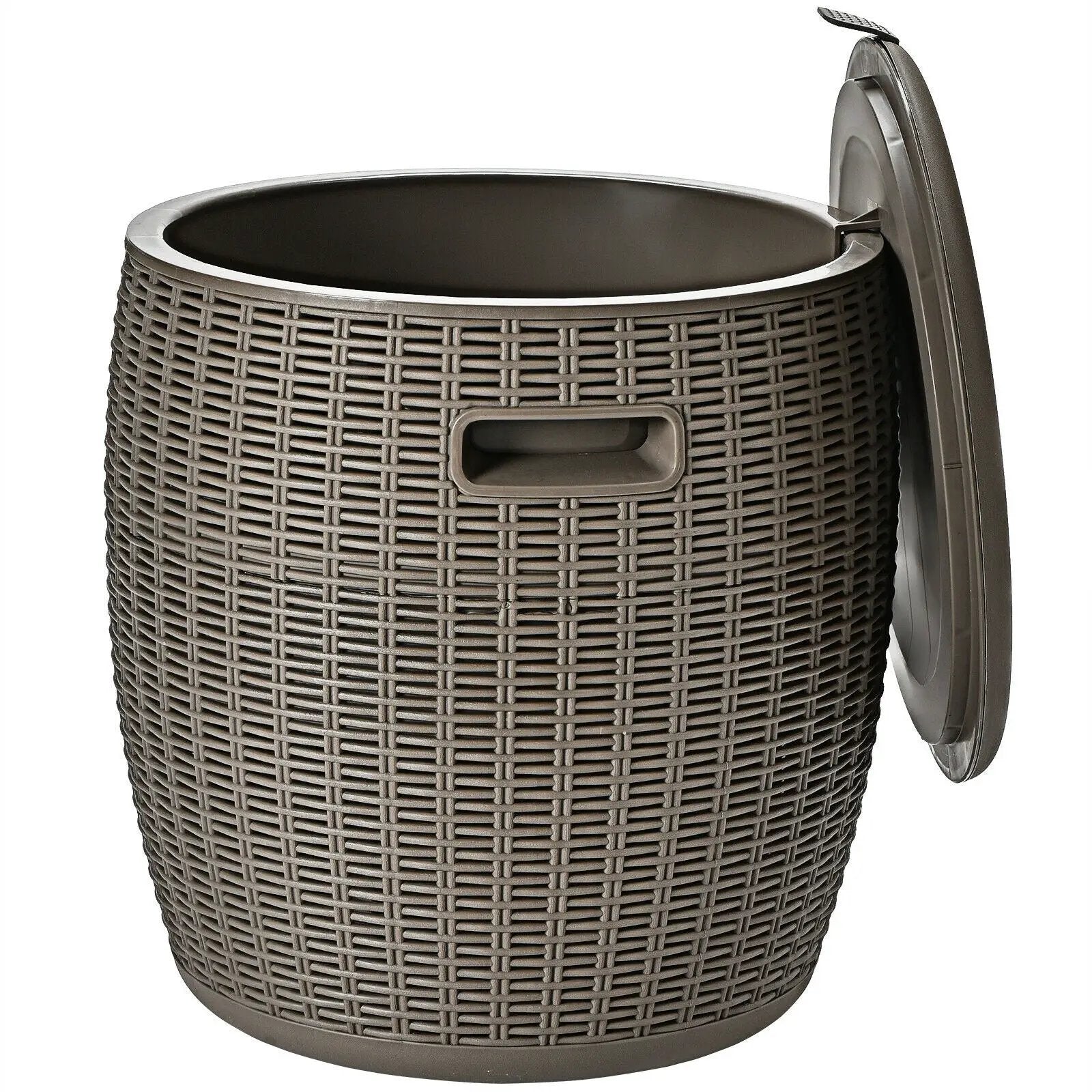 9.5 Gallon 4-in-1 Patio Rattan Cool Bar Cocktail Table Side Table by DirectDeals