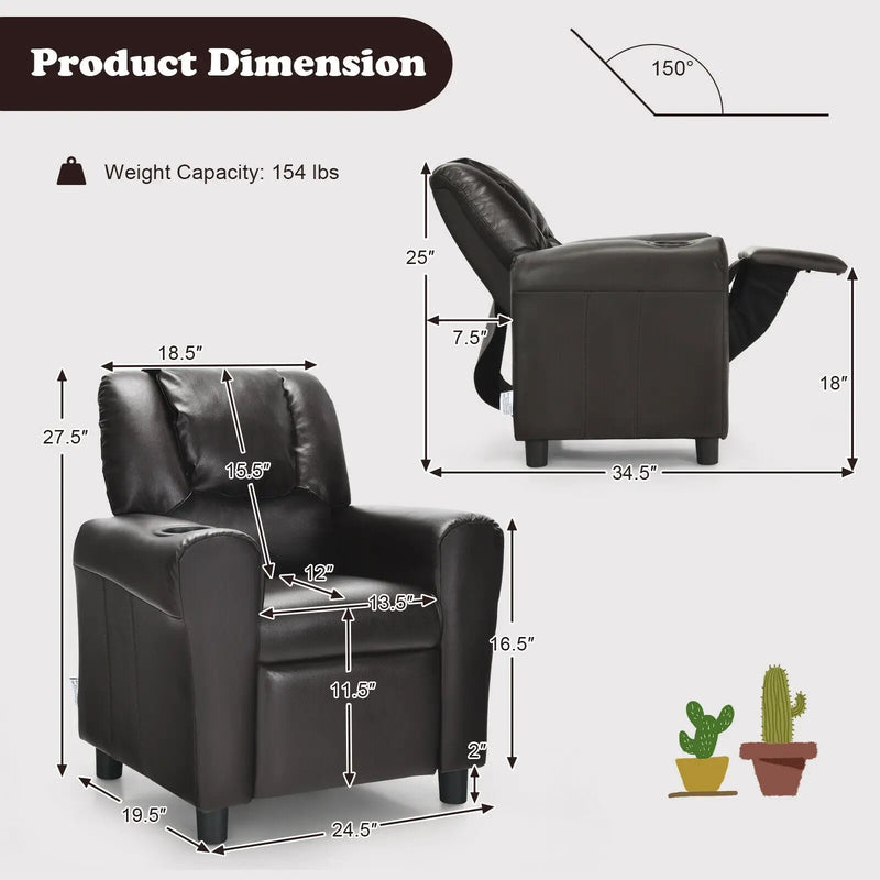 Kids Recliner Armchair Sofa by DirectDeals
