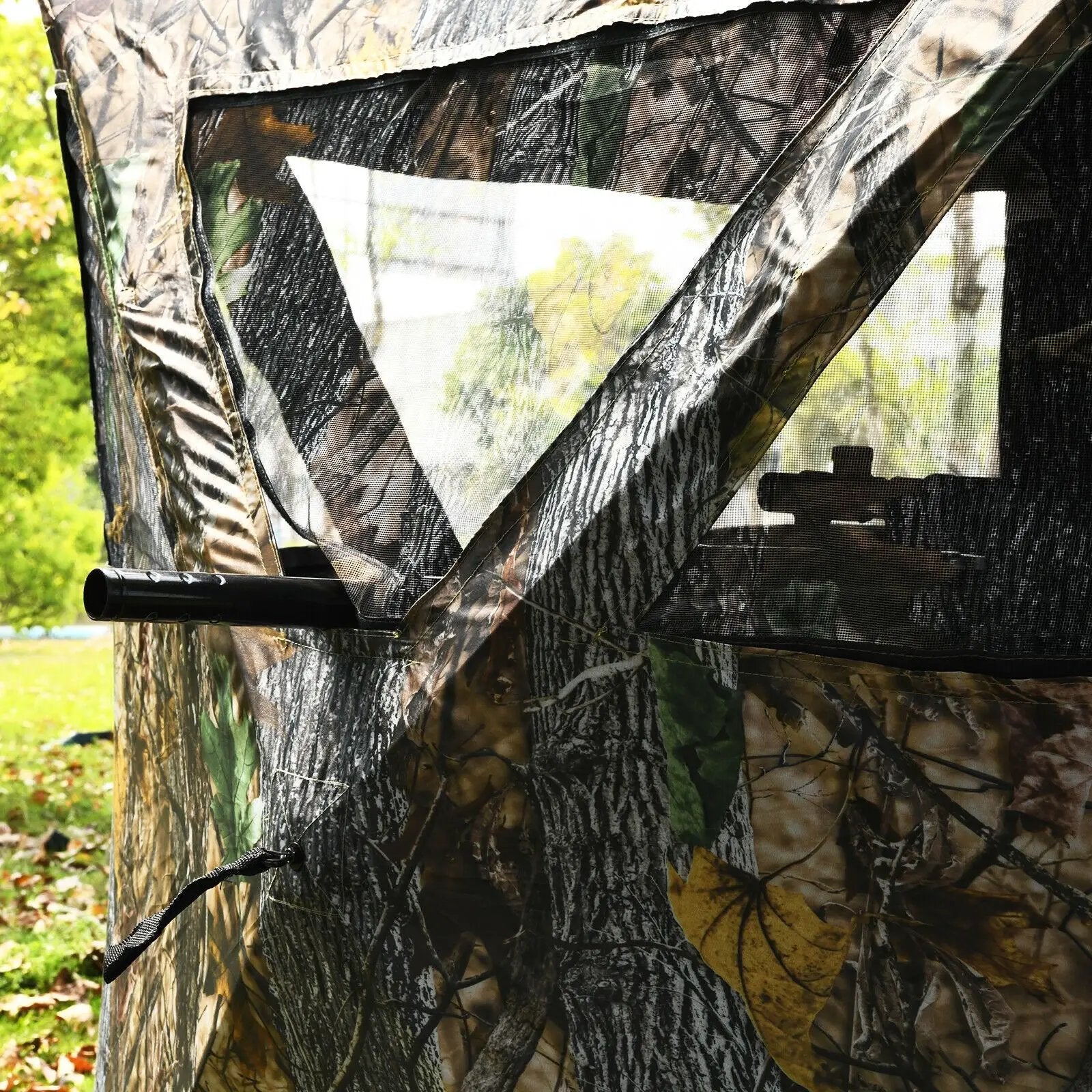 3 Person Portable Pop-Up Ground Hunting Blind with Tie-downs by DirectDeals