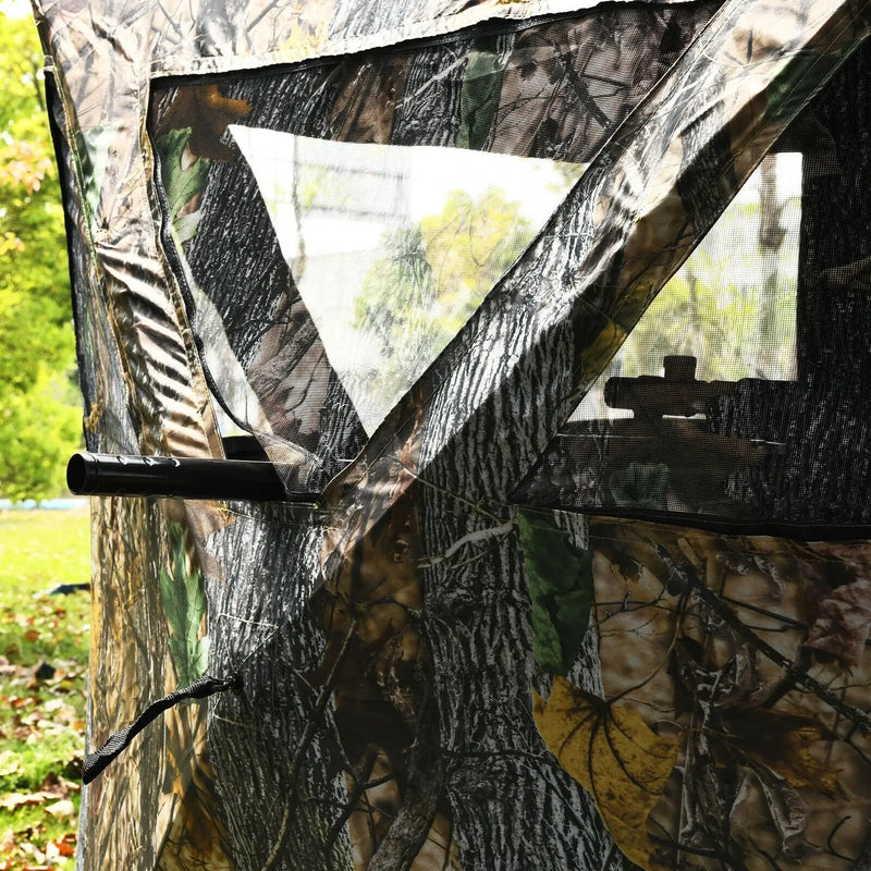 3 Person Portable Pop-Up Ground Hunting Blind with Tie-downs by DirectDeals