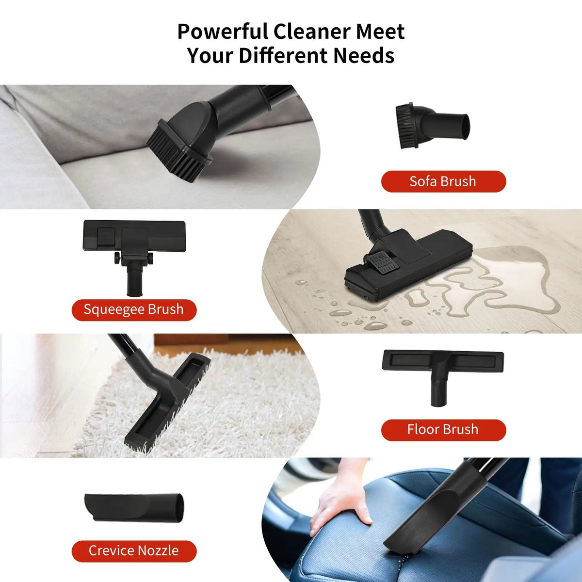 3 in 1 6.6 Gallon 4.8 Peak HP Wet Dry Vacuum Cleaner with Blower, photo 14 of 16