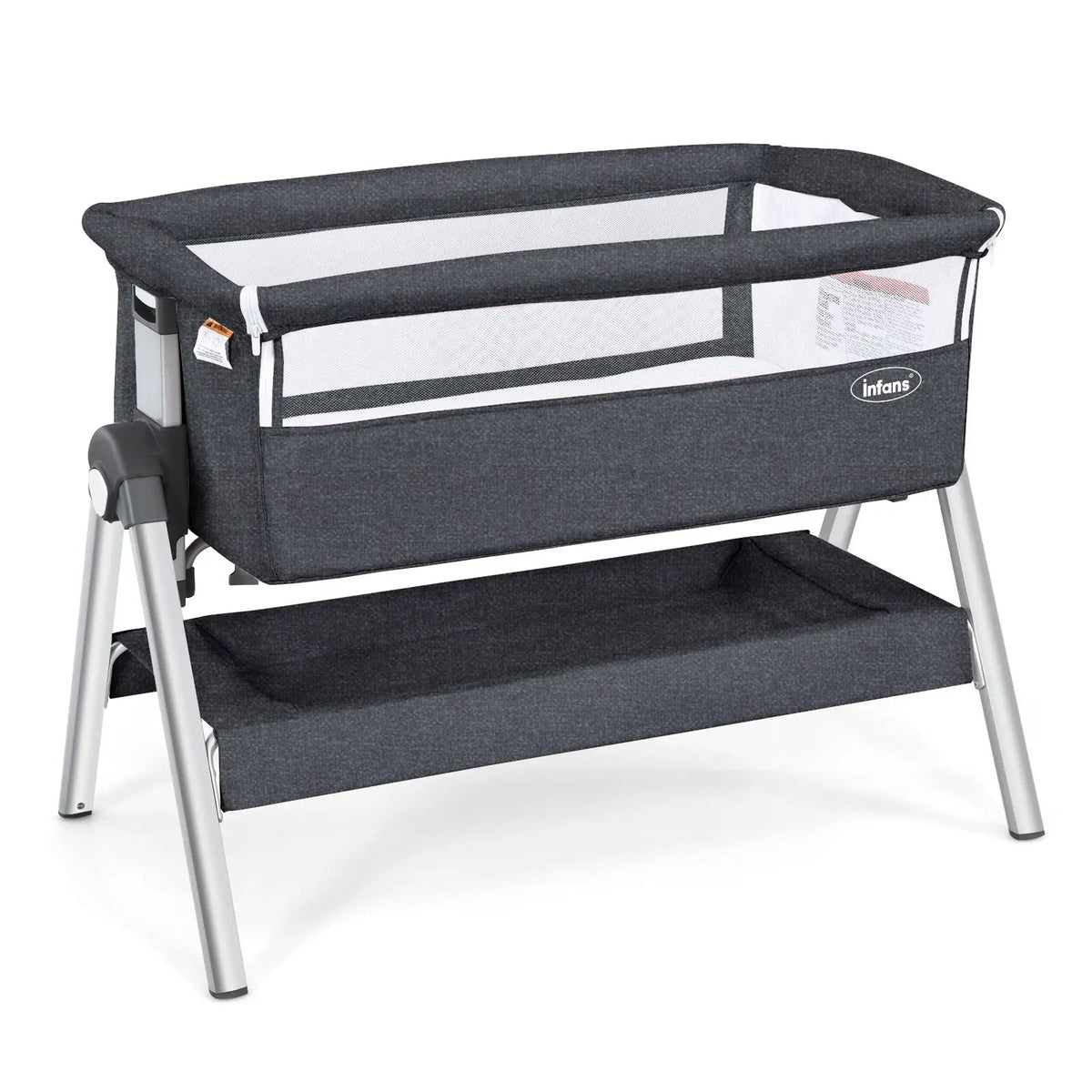 Portable Baby Bedside Sleeper with Adjustable Heights and Angle, photo 2 of 10