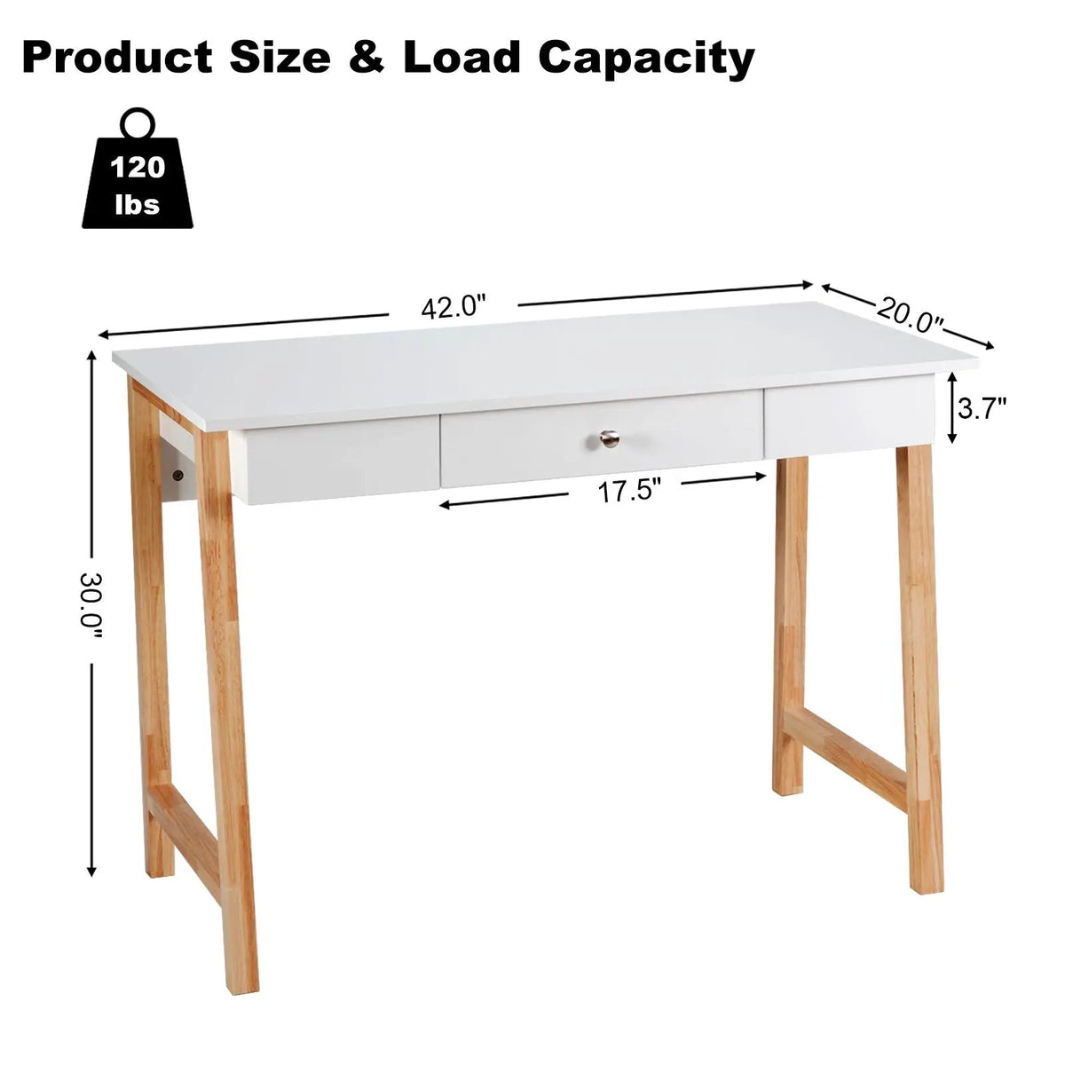 Computer Desk Laptop PC Writing Table Makeup Vanity Table, photo 7 of 16