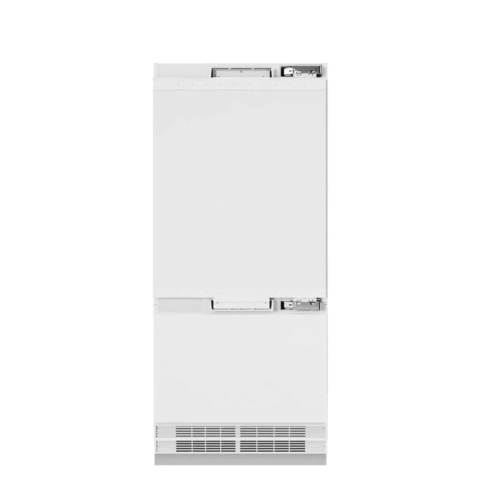 ZLINE 36" Panel Ready Built-In Bottom Freezer Refrigerator,Water Dispenser, Ice Maker, RBIT-36 by Farmhouse Kitchen and Bath