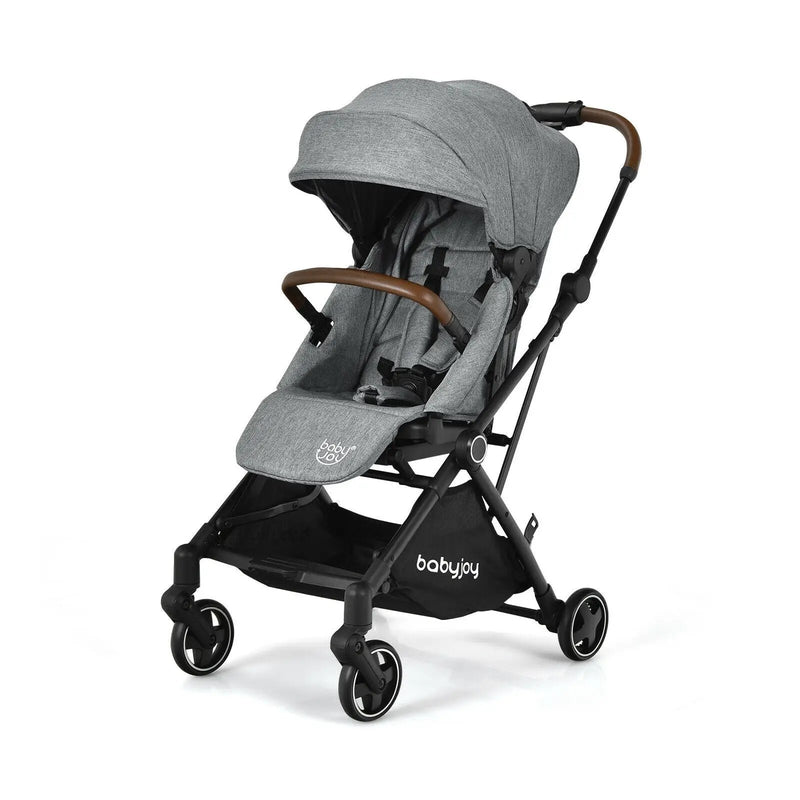 2-in-1 Convertible Aluminum Baby Stroller with Adjustable Canopy by DirectDeals