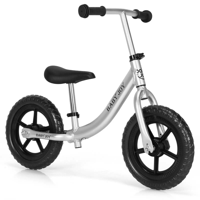 Aluminum Adjustable No Pedal Balance Bike for Kids-Black by DirectDeals