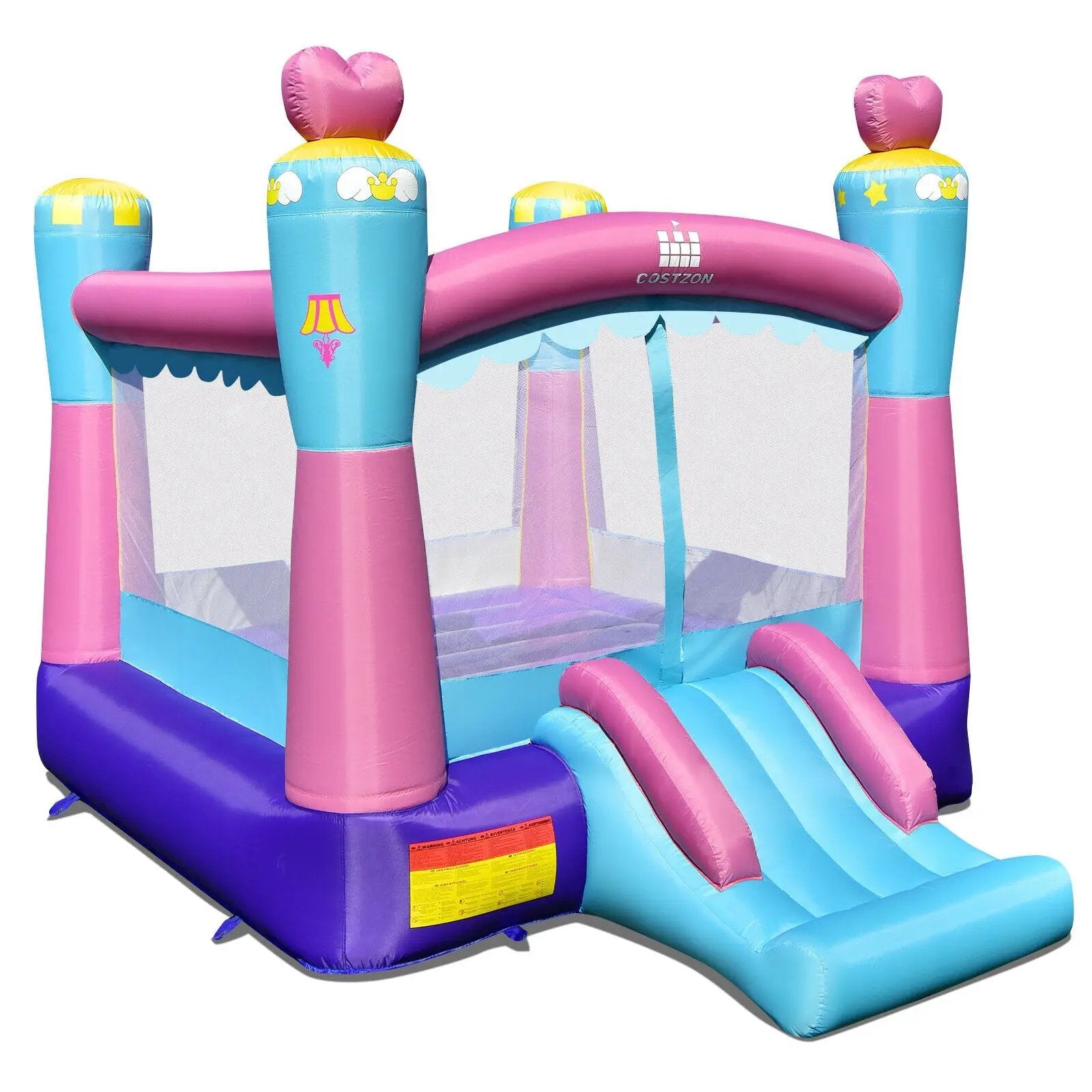 3-in-1 Princess Theme Inflatable Castle without Blower by DirectDeals