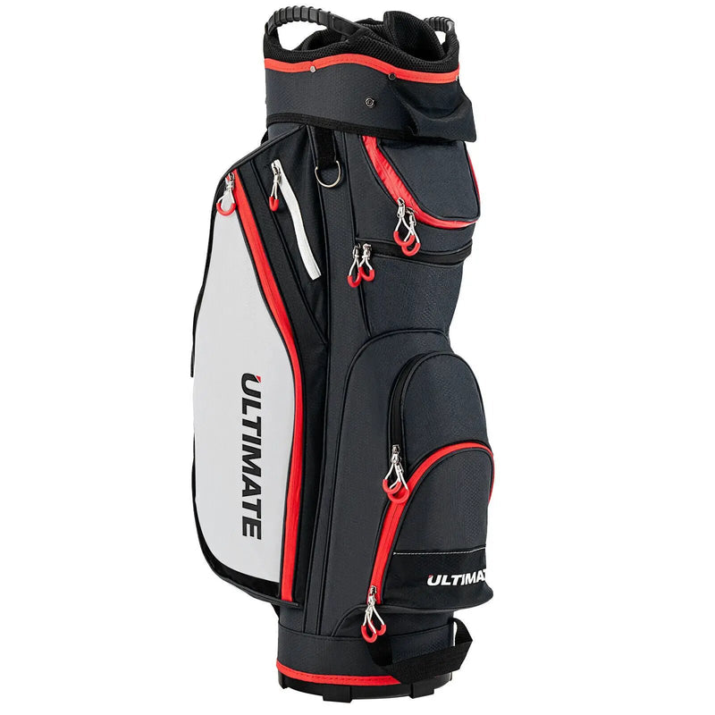 9.5 Inch Golf Cart Bag with 14 Way Dividers Top Organizer by DirectDeals