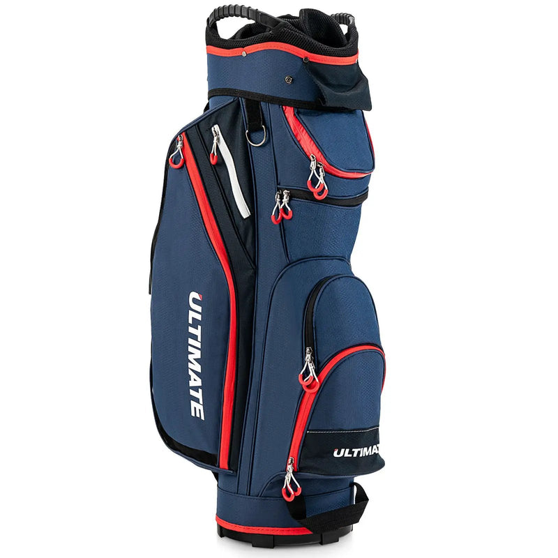 9.5 Inch Golf Cart Bag with 14 Way Dividers Top Organizer by DirectDeals