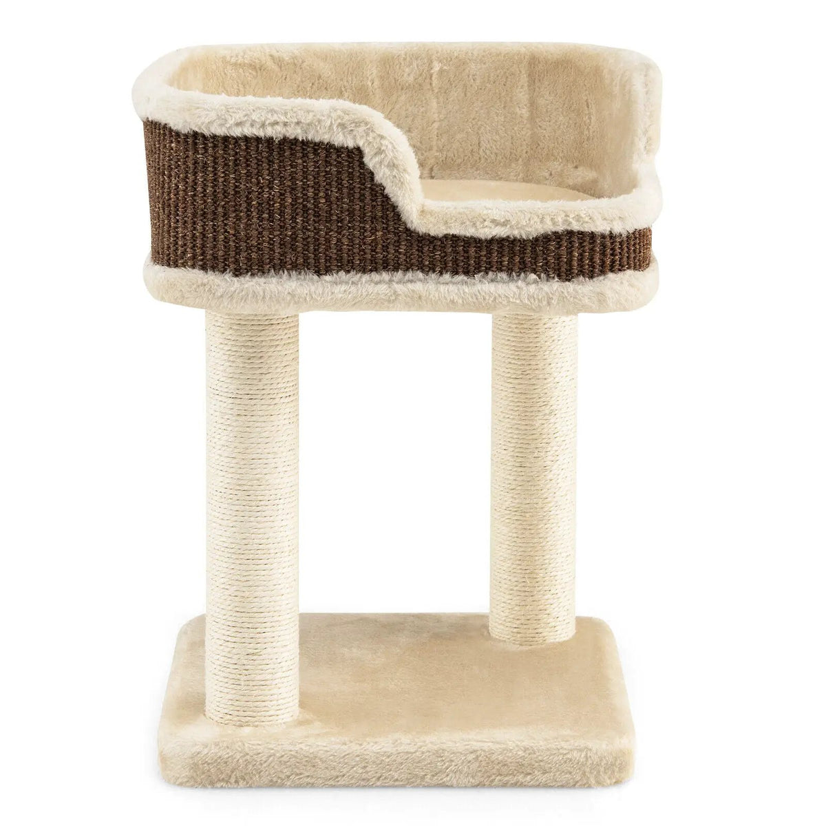 Multi-Level Cat Climbing Tree with Scratching Posts and Large Plush Perch, photo 9 of 9