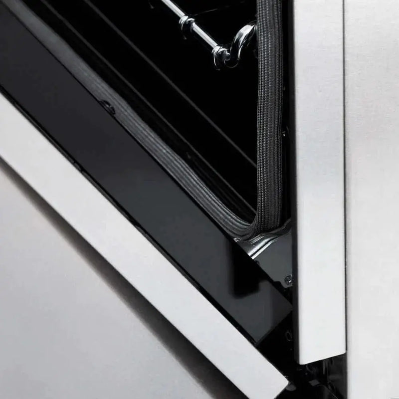 ZLINE 60" Autograph Edition Dual Fuel Range, DuraSnow, RASZ-SN-60-CB by Farmhouse Kitchen and Bath