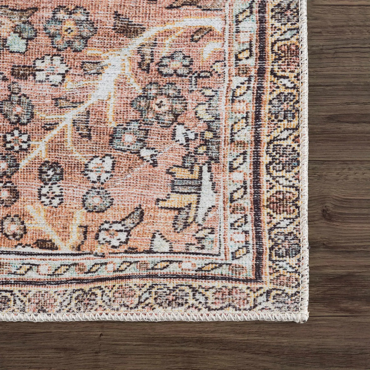 Flat Pile Urpi Red Washable Rug - Clearance, photo 13 of 16