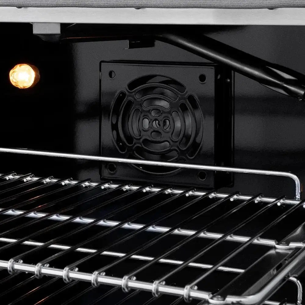 ZLINE 30"Paramount Dual Fuel Range Stainless Steel, Black Matte, SDR-BLM-30 by Farmhouse Kitchen and Bath