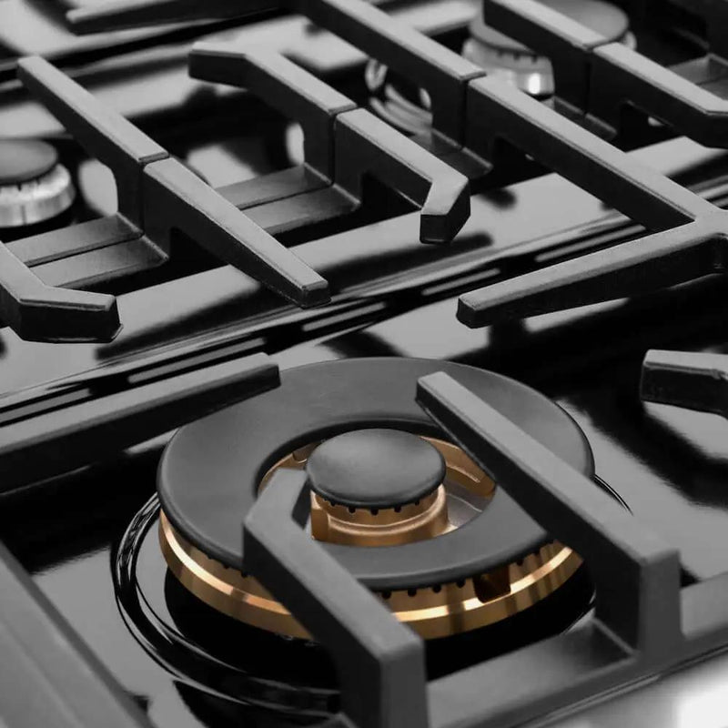 ZLINE 36"Gas Range, Convection Gas Oven , DuraSnow® Stainless Steel, SGRS-36 by Farmhouse Kitchen and Bath