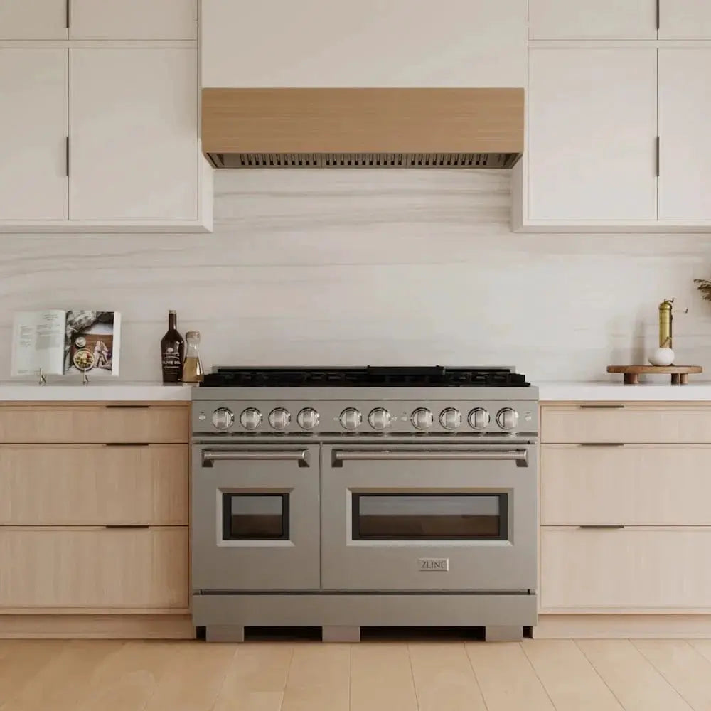 ZLINE 48"Classic Gas Range, Convection Gas Oven, Stainless Steel, CGR48 by Farmhouse Kitchen and Bath