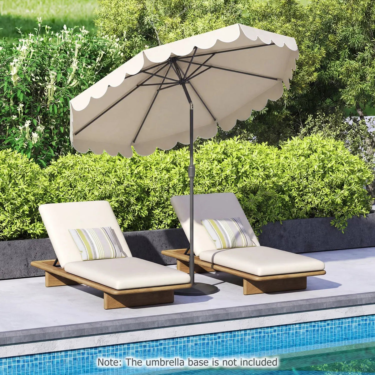 10 FT Patio Umbrella with Push Button Tilt and Crank, photo 3 of 40