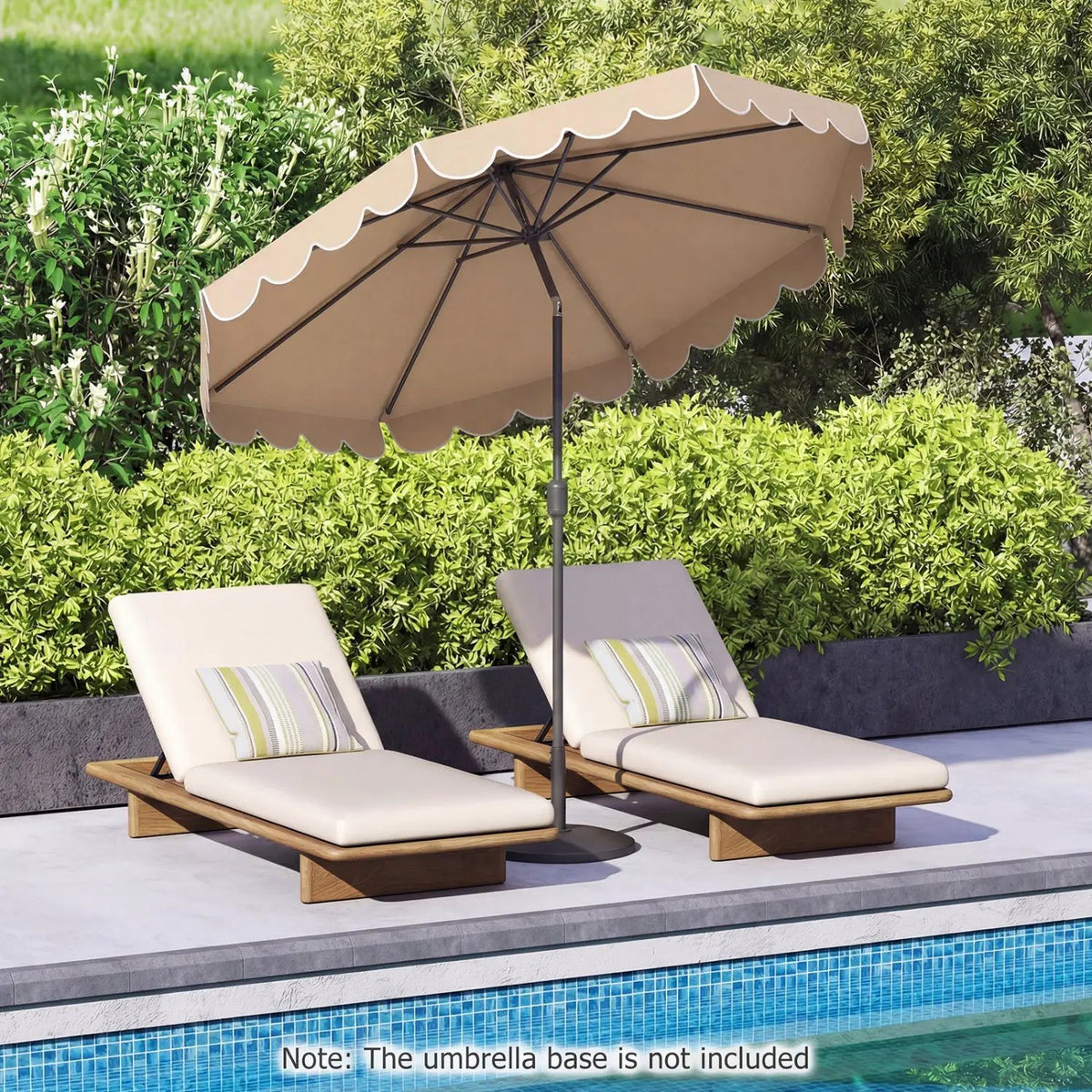 10 FT Patio Umbrella with Push Button Tilt and Crank, photo 5 of 40