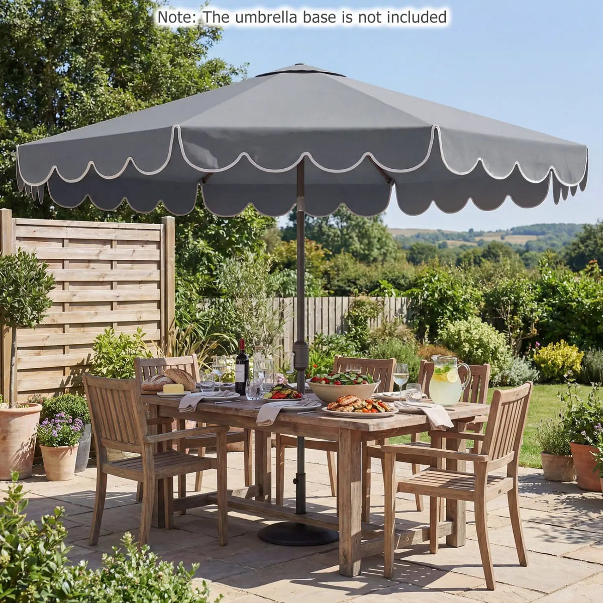 10 FT Patio Umbrella with Push Button Tilt and Crank, photo 10 of 40