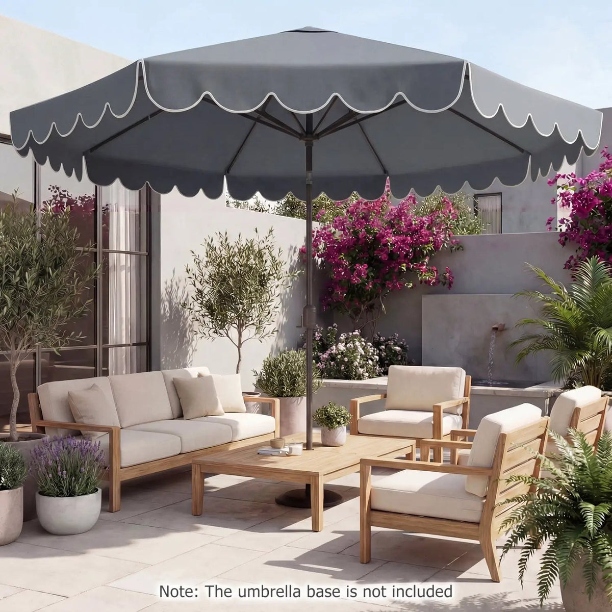 10 FT Patio Umbrella with Push Button Tilt and Crank, photo 26 of 40