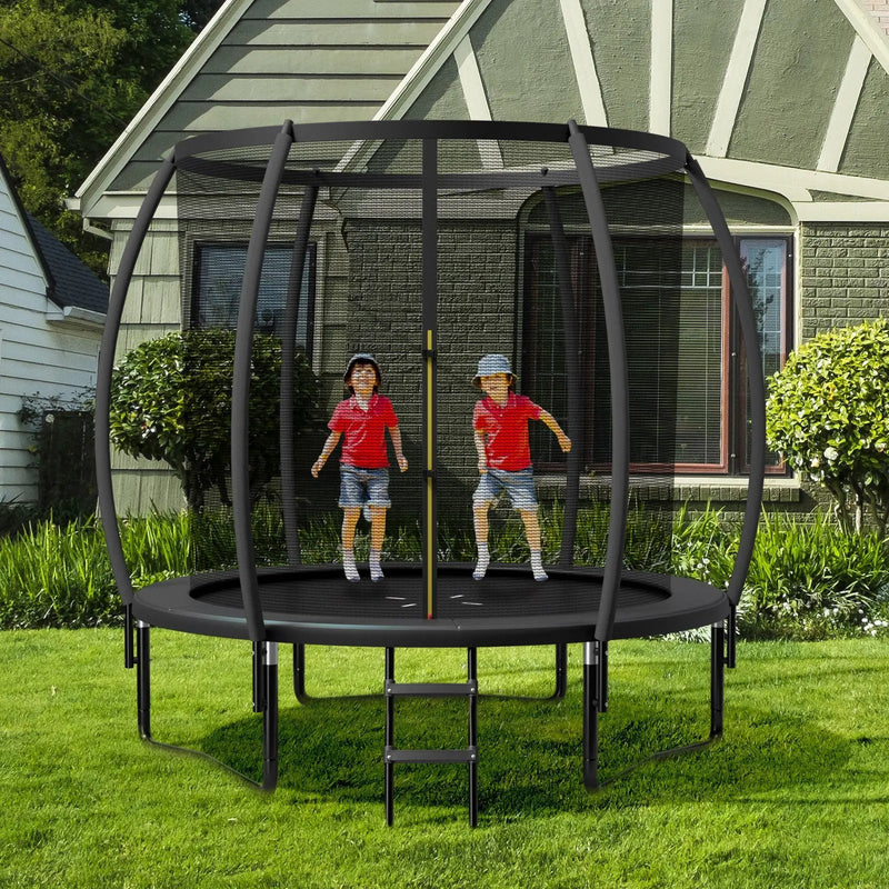 10 Feet ASTM Approved Recreational Trampoline with Ladder by DirectDeals