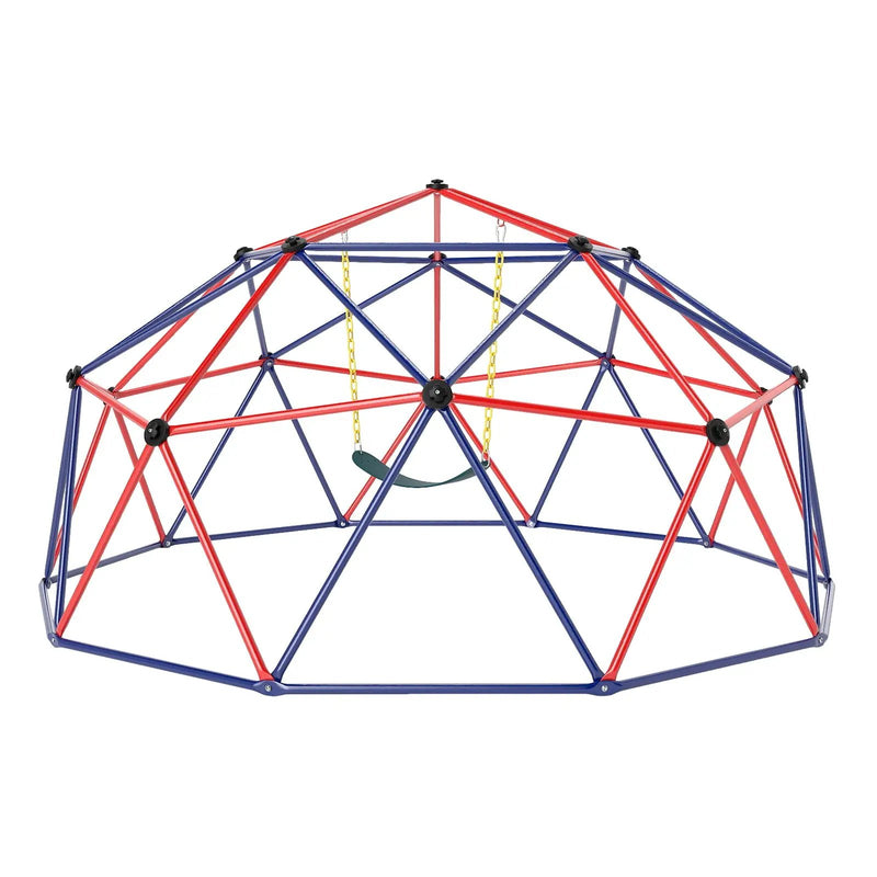 10 Feet Dome Climber with Swing and 800 Lbs Load Capacity by DirectDeals