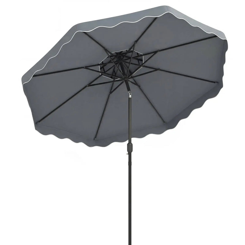 10 Ft Patio Umbrella with Push Button Tilt and Crank by DirectDeals