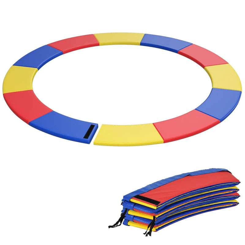 8-16 FT Trampoline Pad Replacement Safety Pad with Fixing Straps (Multicolor) by DirectDeals