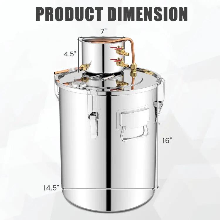 10 Gal 40 L Water Alcohol Distiller with 2 Stainless Steel Pots, photo 2 of 9