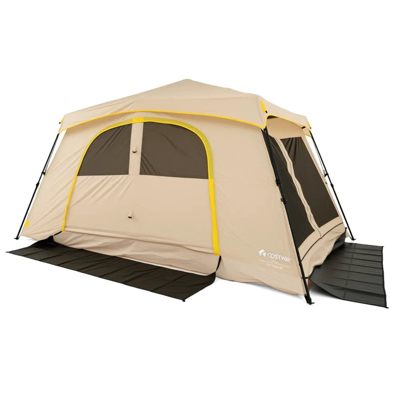 10 Person Instant Cabin Tent with Rainfly 13ft x 9ft by DirectDeals