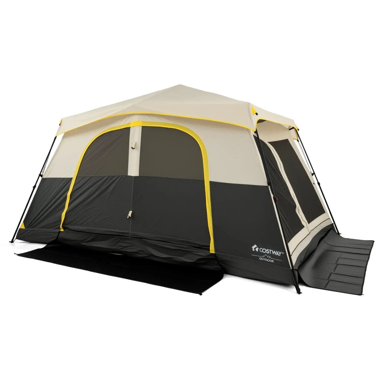 10 Person Instant Cabin Tent with Rainfly 13ft x 9ft by DirectDeals