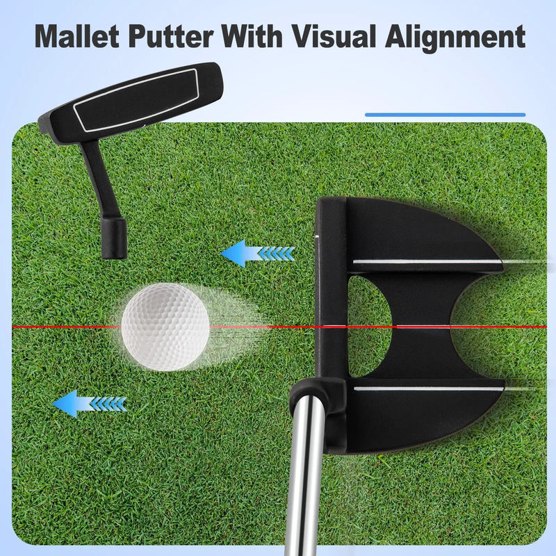 Men’s Profile Complete Golf Club Package Set Includes 10 Pieces by DirectDeals