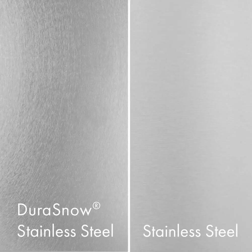 ZLINE 30"Gas Range, Convection Gas Oven, DuraSnow® White Matte, Champagne Bronze SGRSZ-WM-30-CB by Farmhouse Kitchen and Bath