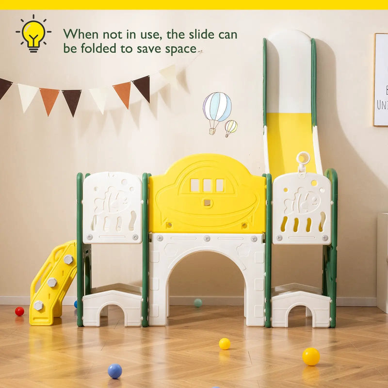 10 in 1 Toddler Slide Set Kids Slide and Climber Playset Indoor Playground by DirectDeals