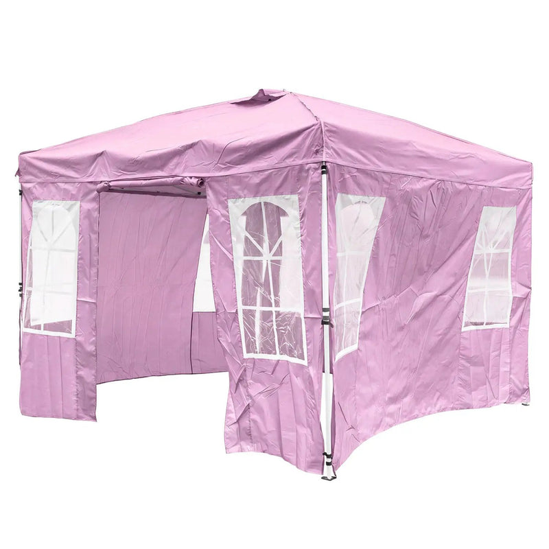 10x10 Pop Up Canopy Tent with Sidewalls & Adjustable Height by DirectDeals