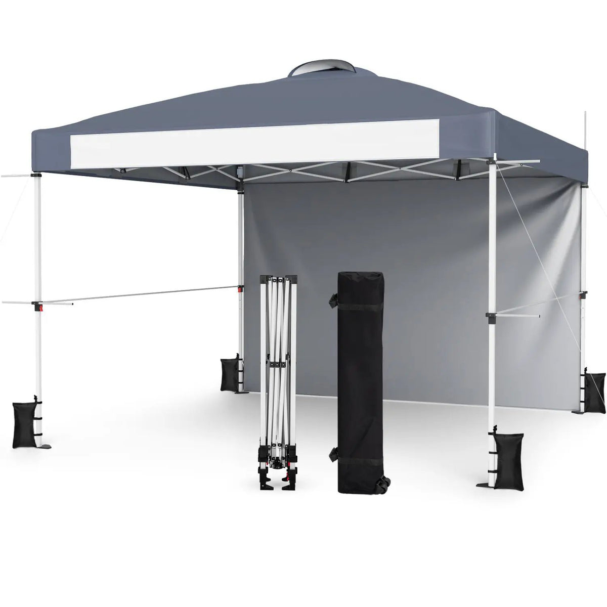 10x10 Pop-Up Canopy Tent with Roller Bag and Adjustable Height, photo 2 of 16