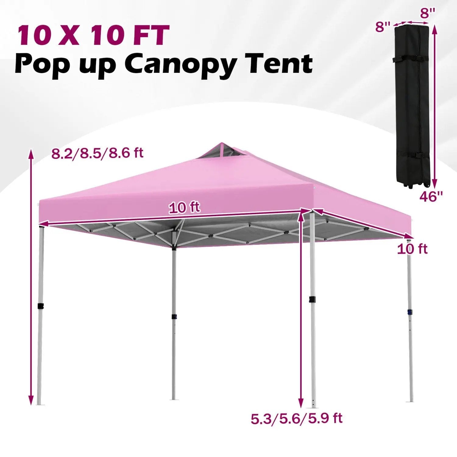 10 x 10 Feet Outdoor Commercial Pop up Canopy Tent by DirectDeals