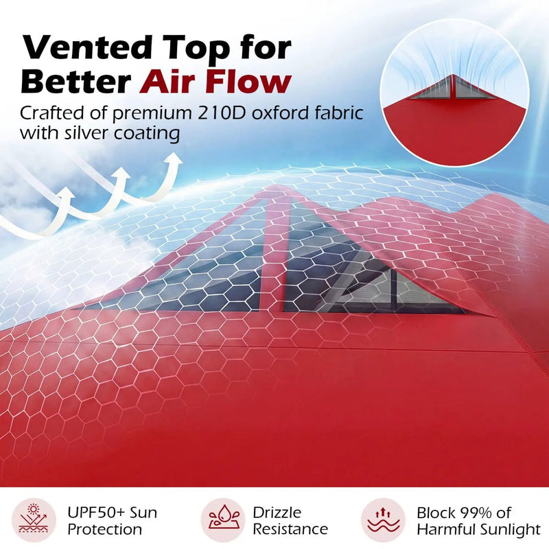 10 x 10 Feet Outdoor Commercial Pop up Canopy Tent by DirectDeals