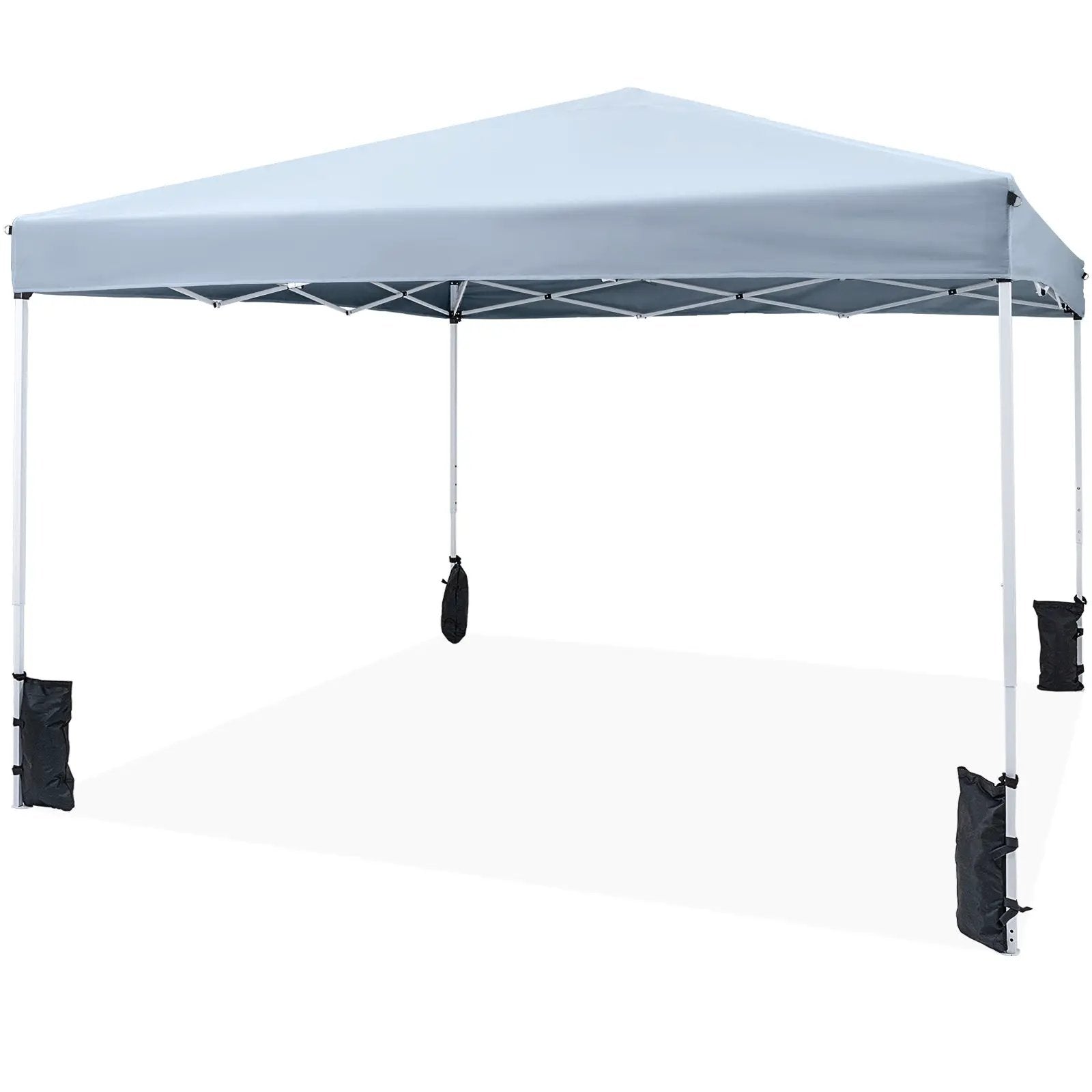 10 x 10 Feet Pop up Canopy Tent with Carrying Bag and 4 Sandbags by DirectDeals