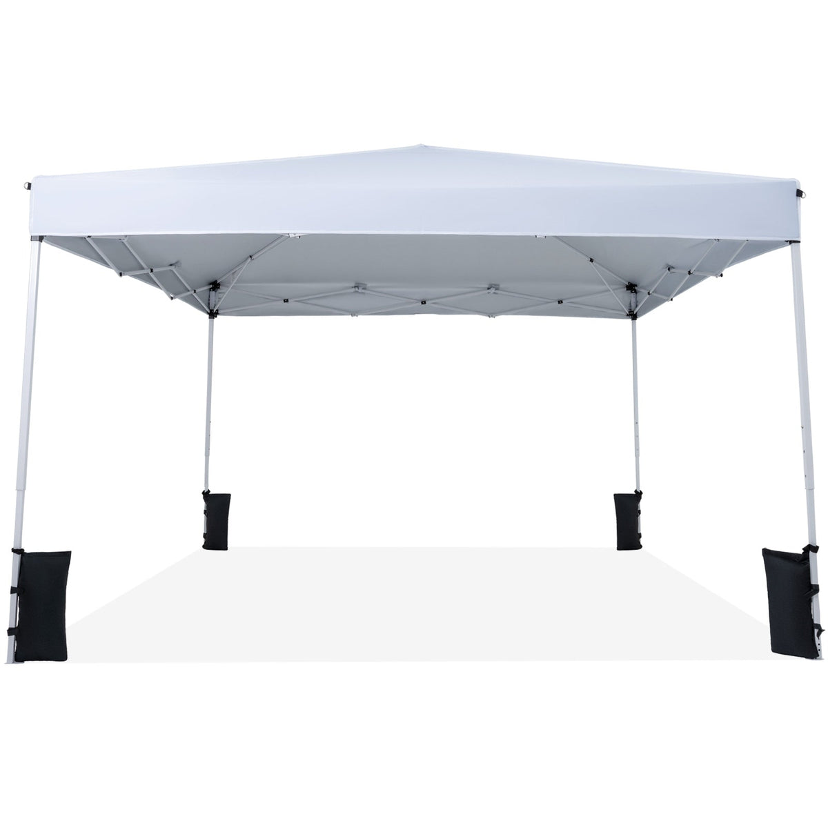 10 x 10 Feet Pop up Canopy Tent with Carrying Bag and 4 Sandbags, photo 21 of 24