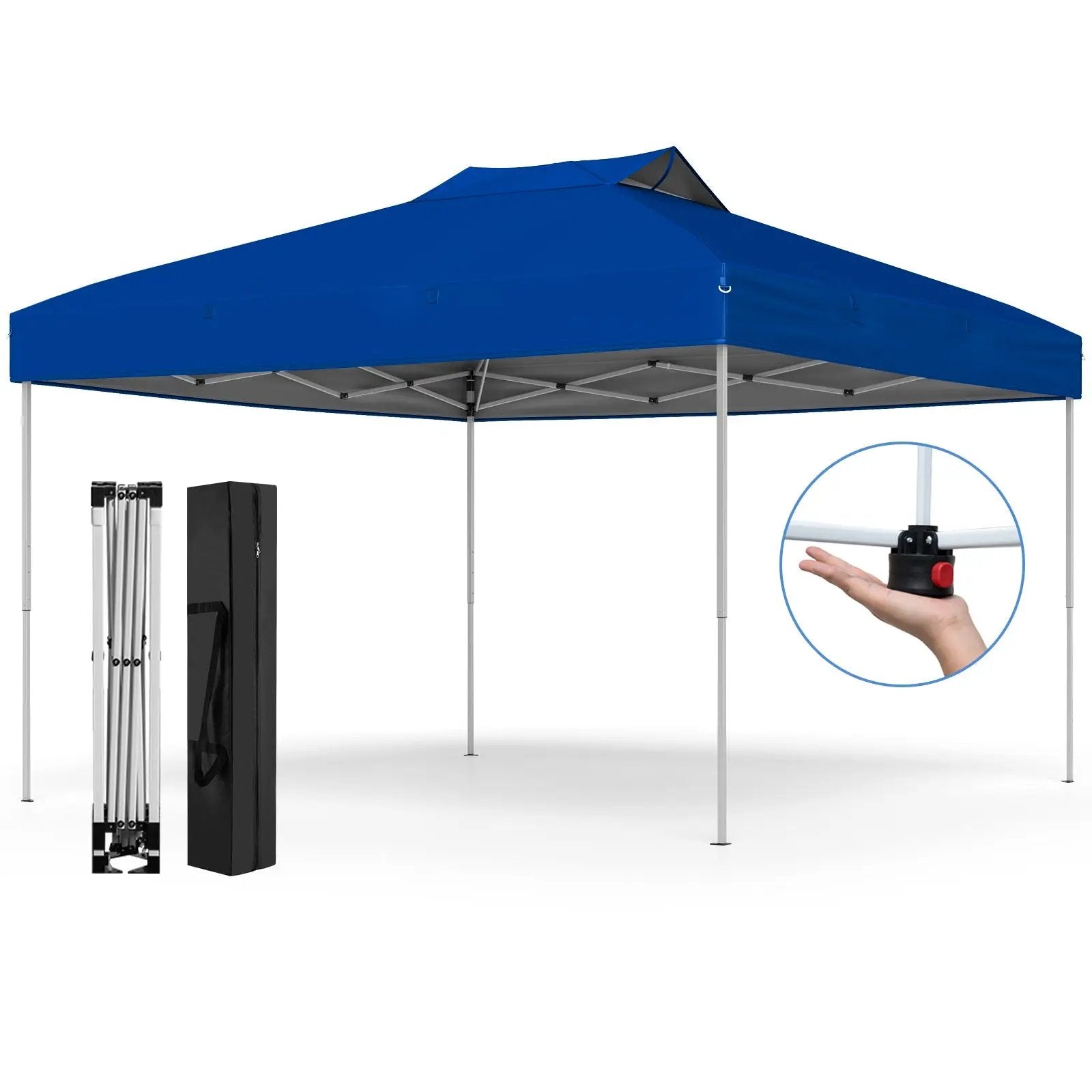 10 X 10 FT Foldable Outdoor Patio Shelter Canopy Tent with 1-Push Center Lock by DirectDeals