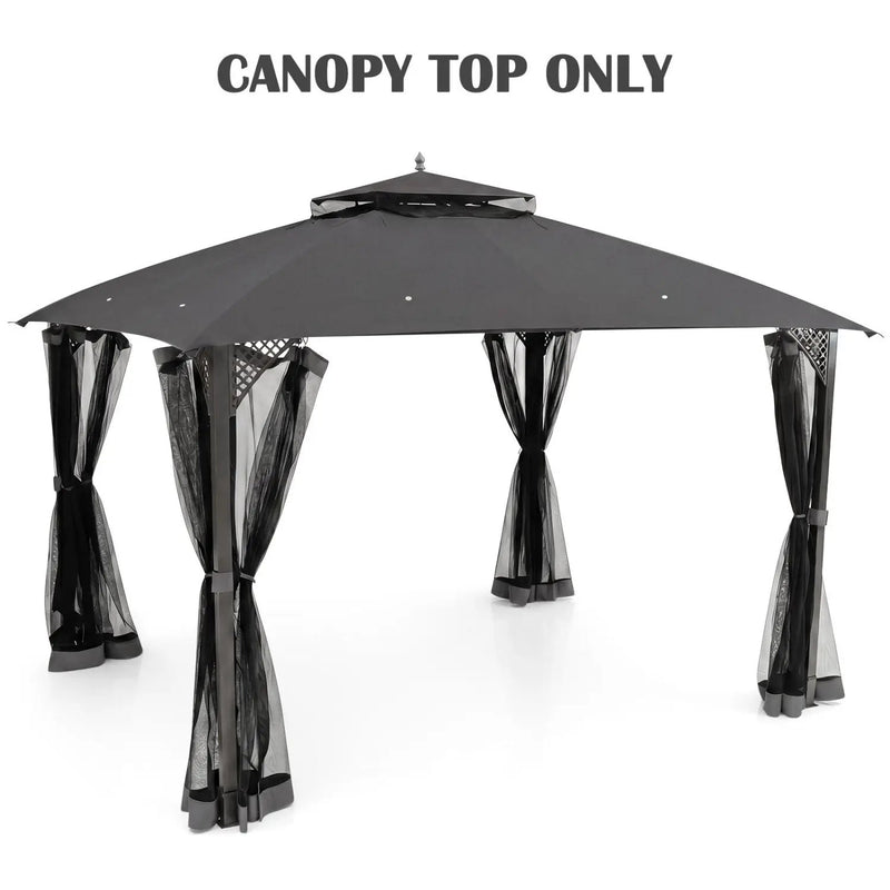 10' x 12' Gazebo Replacement Canopy Top with Air Vent by DirectDeals