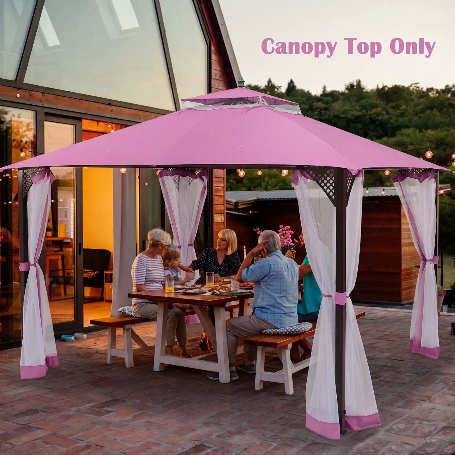 10' x 12' Gazebo Replacement Canopy Top with Air Vent by DirectDeals