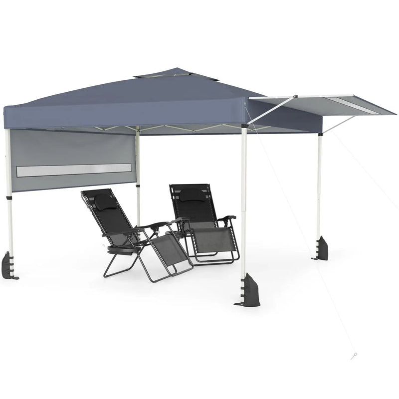 10 x 17 Feet Pop Up Canopy Tent with Dual Adjustable Awnings by DirectDeals