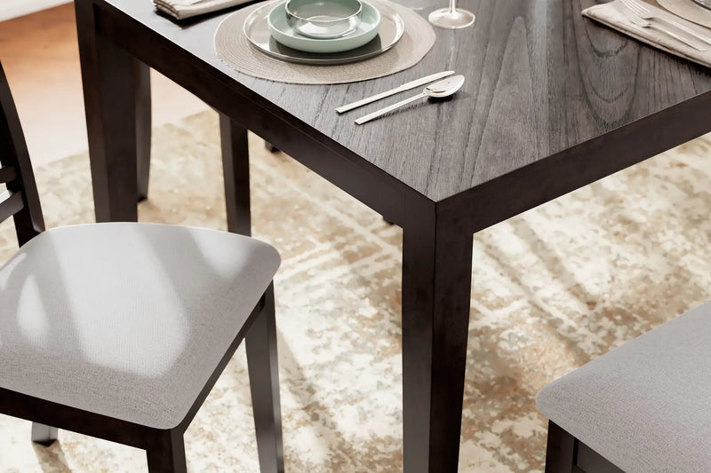 Langwest - Dining Room Table Set (Set of 6) - Brown by Unique Piece Furniture