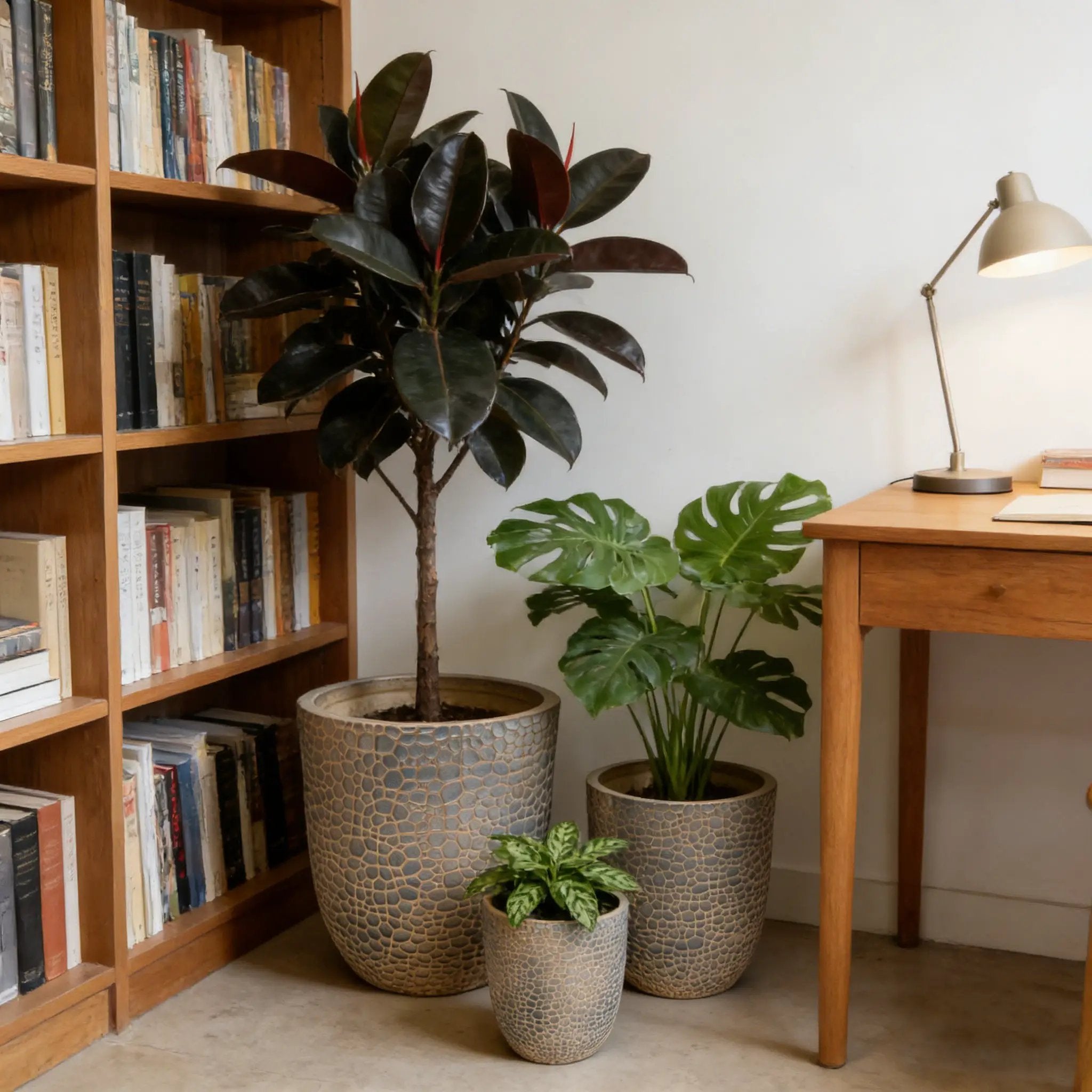 Large Outdoor Indoor Planter Set of 3 by HouseOfZazla