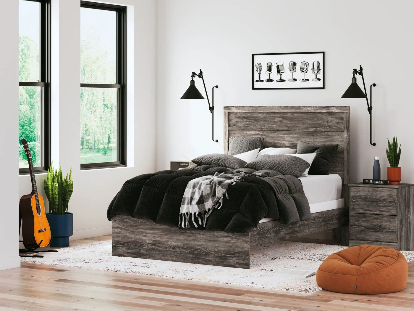 Ralinksi - Panel Bed by Unique Piece Furniture