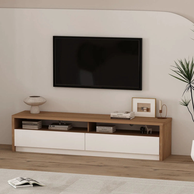 Duncan - TV Stand With Full Extension Drawers by HouseOfZazla